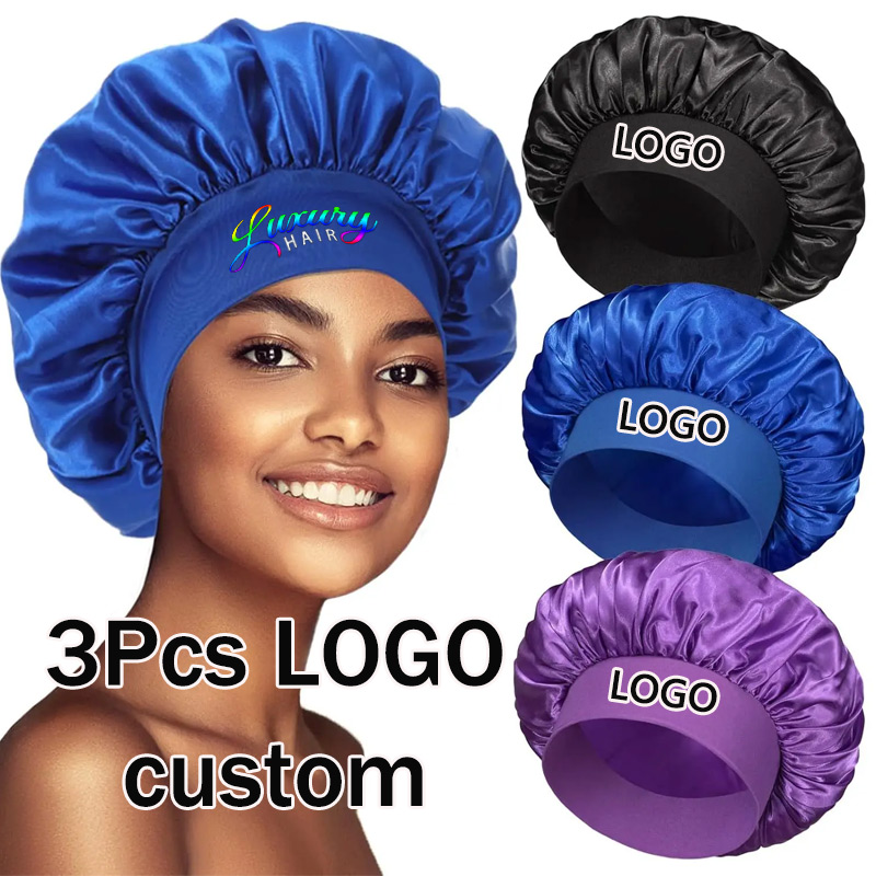 Satin Hair Bonnet - Удобные атласные шапочки для волос (3