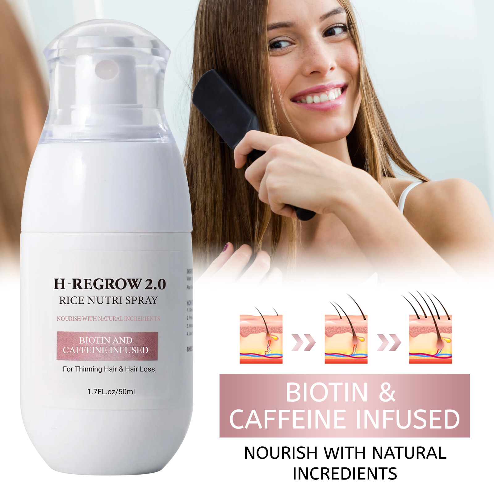Hair Care Korean Products - 1-5 шт. Спрей-активатор роста волос 50