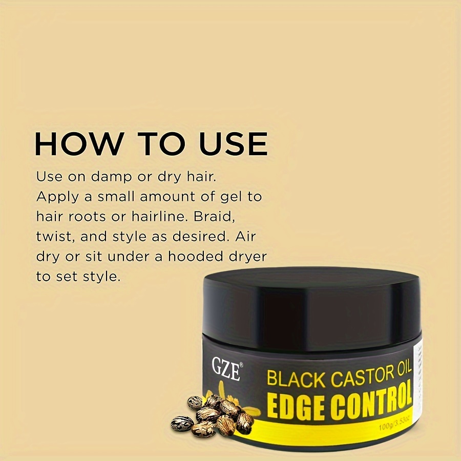 GZE африканская черная оплетка – обзор и цена Edge Control Gel