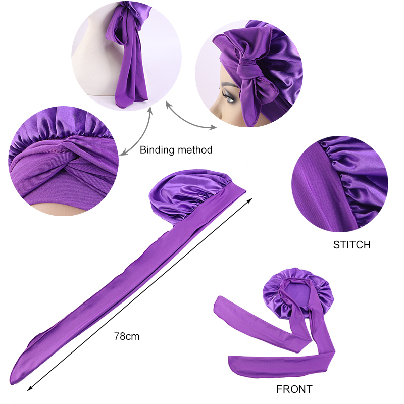 Новая атласная шапочка для сна – обзор и цена Satin Hair Bonnet