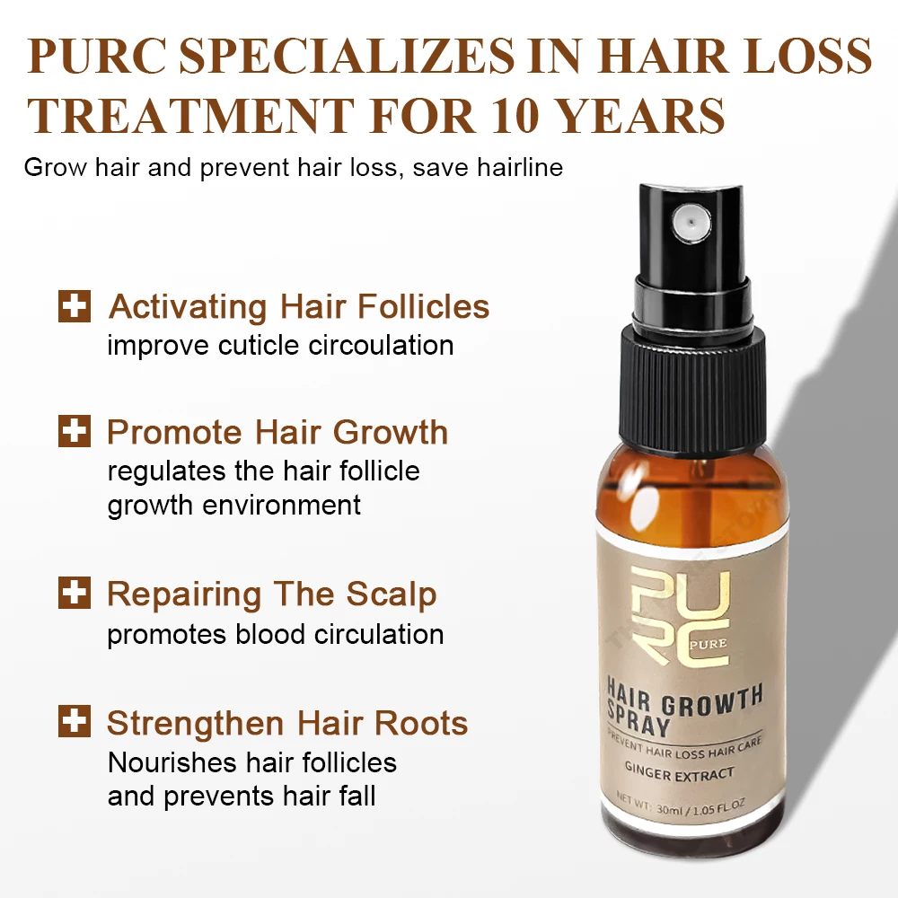 Спрей для волос PURC Ginger, м – обзор и цена Hair Care Hair Serum
