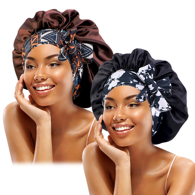 2 шт./лот повязка на голову с  – обзор и цена Satin Hair Bonnet
