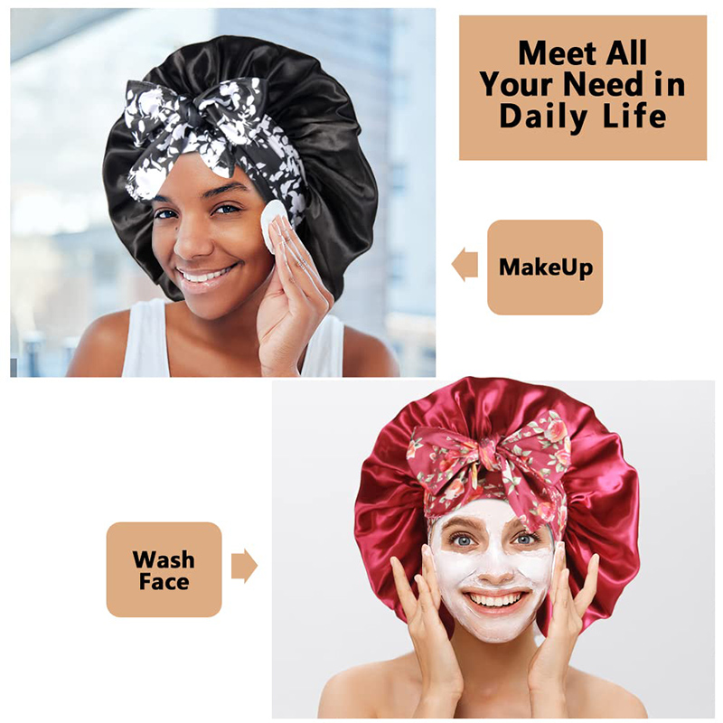 2 шт./лот повязка на голову с  – обзор и цена Satin Hair Bonnet