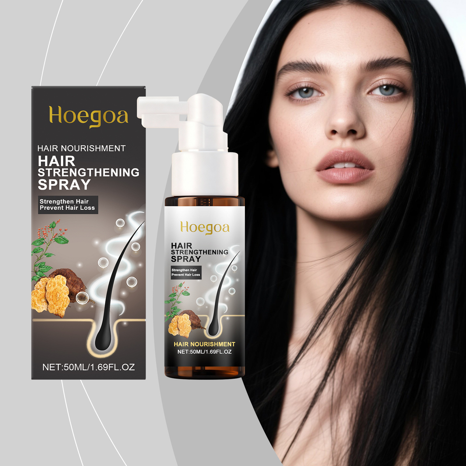 Спрей Hoegoa для укрепления во – обзор и цена Hair Care For Hair Fall