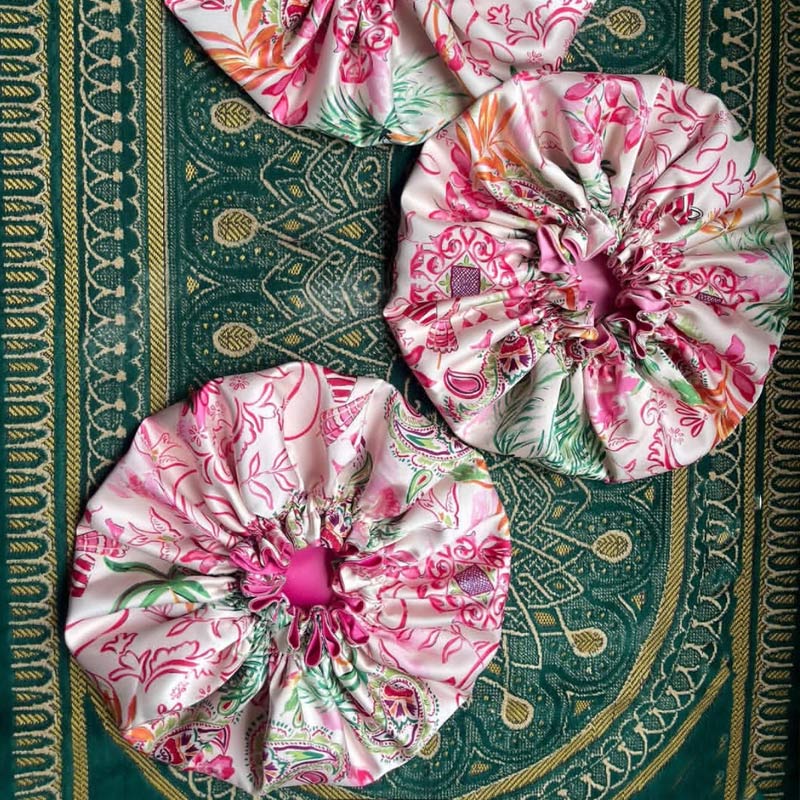 Шелковые шапочки на заказ, пер – обзор и цена Satin Hair Bonnet