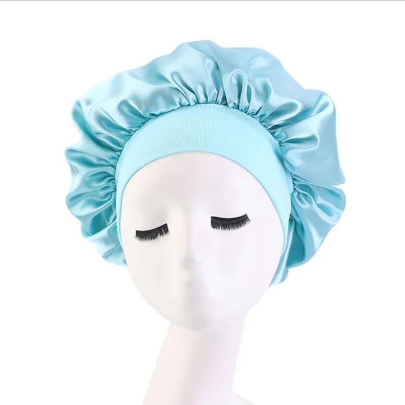 Однотонная атласная ночная шап – обзор и цена Satin Hair Bonnet