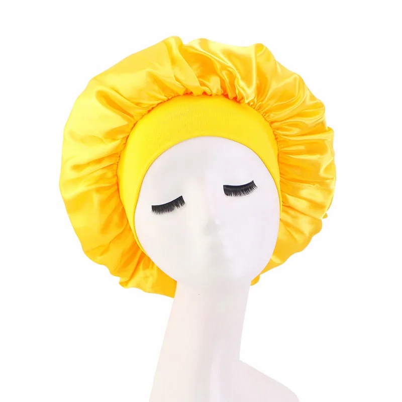 Однотонная атласная ночная шап – обзор и цена Satin Hair Bonnet