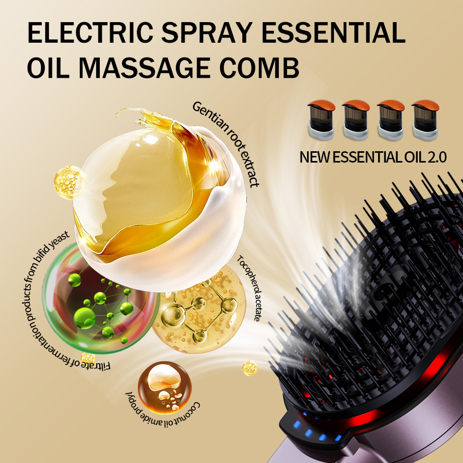 Массажная расческа 4-в-1, эфир – обзор и цена Hair Care Essential