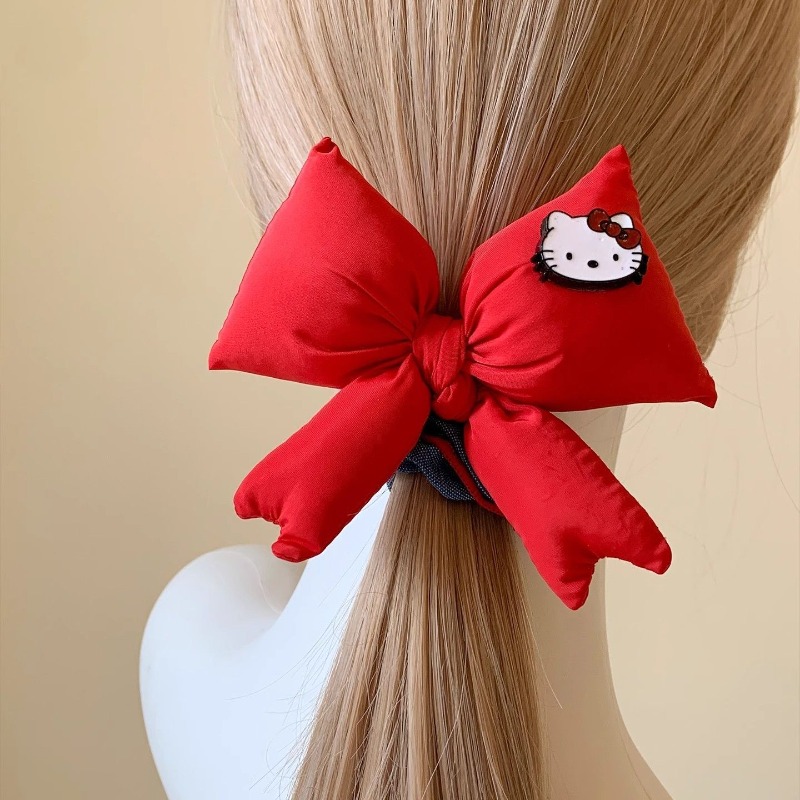 Милый мультяшный красный бант  – обзор и цена Hair Care Korean Products