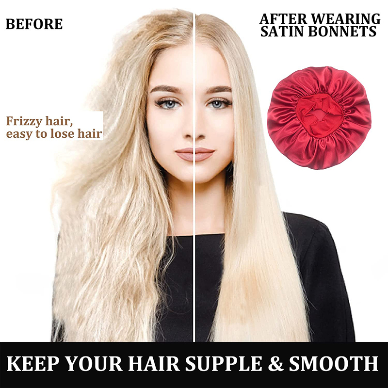 2 шт./лот, женские атласные од – обзор и цена Satin Hair Bonnet