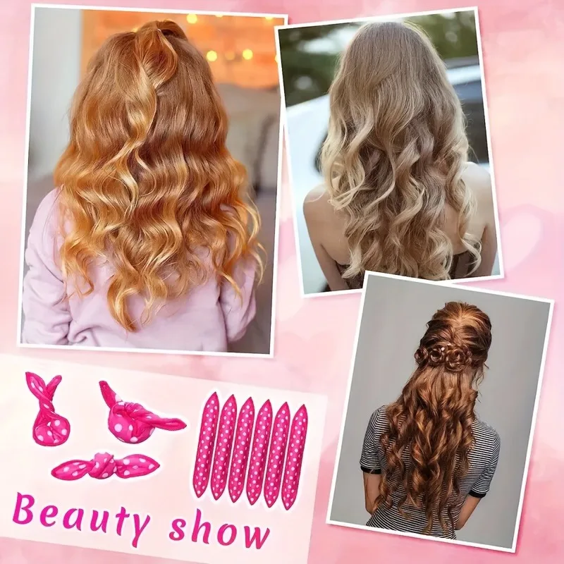 11 шт., комплект бигуди для во – обзор и цена Satin Hair Bonnet