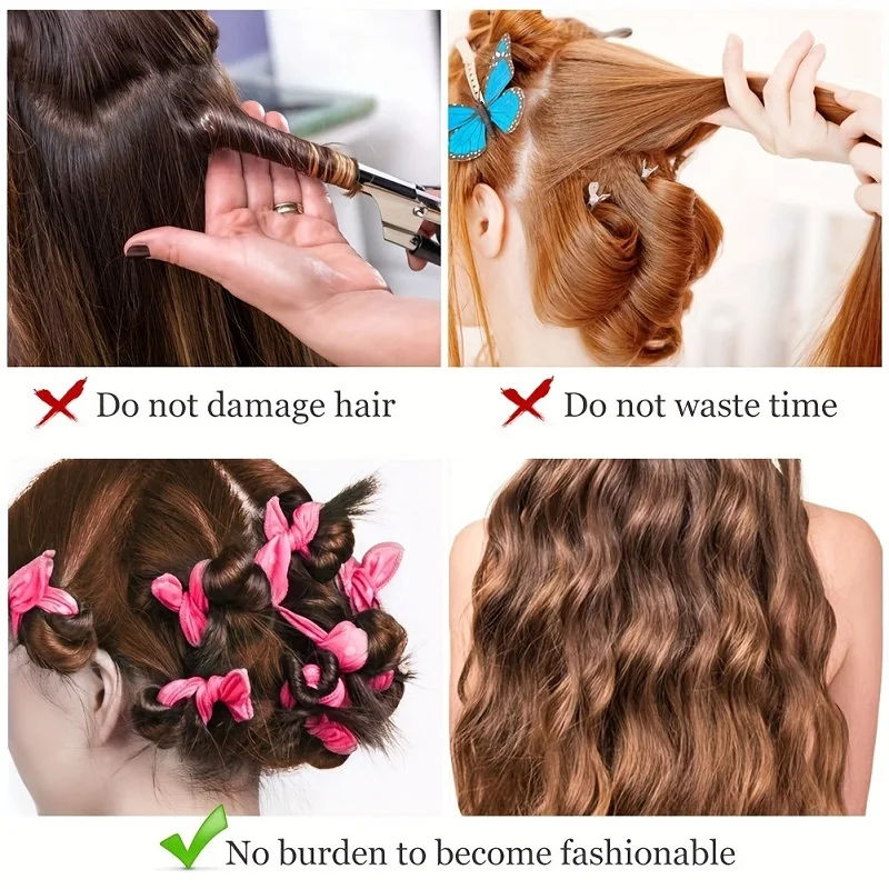 11 шт., комплект бигуди для во – обзор и цена Satin Hair Bonnet