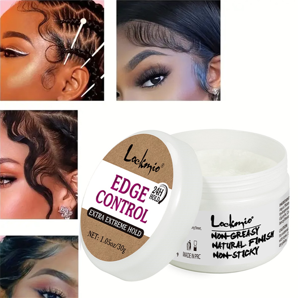 Воск для волос LOCKMIO: фиксир – обзор и цена Edge Control Gel